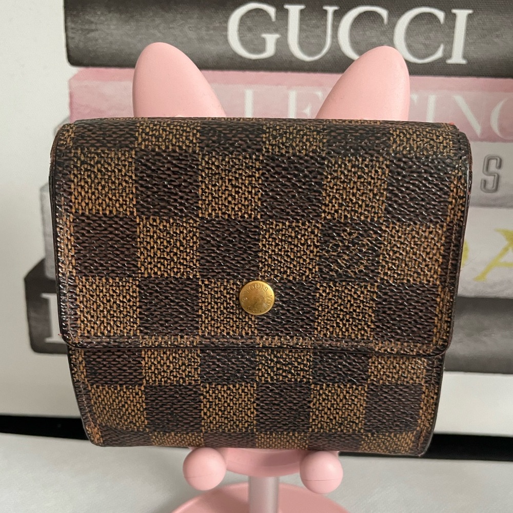 Louis Vuitton damier ebene trifold wallet